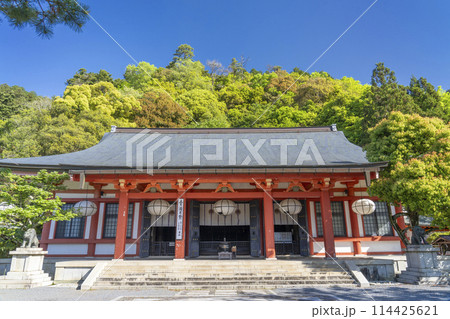 新緑の鞍馬寺　本殿金堂・金剛床 114425621