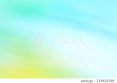 パステル青緑色の緩やかな流れの背景　グラデーション 114428789