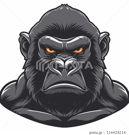 Powerful Gorilla Character 2D 114429214