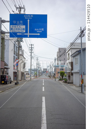 新庄駅　周辺の風景　（山形県新庄市） 114429510