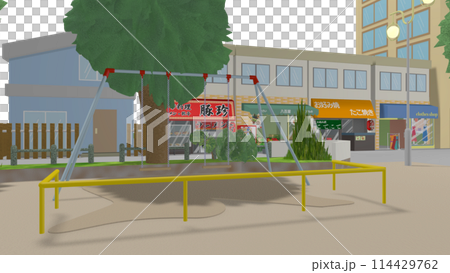 アニメーションの背景に最適な 3D画像です アニメーションの背景に最適な 3D画像です 114429762