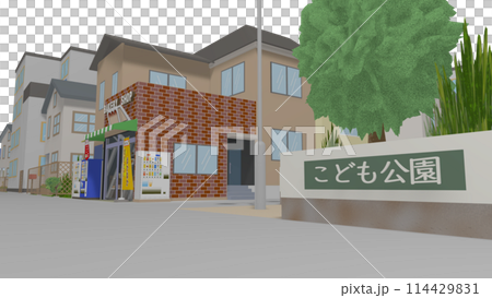 非常適合動畫背景的 3D 影像 114429831