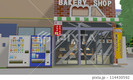 アニメーションの背景に最適な 3D画像です アニメーションの背景に最適な 3D画像です 114430592