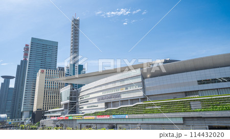 「埼玉県」さいたまスーパーアリーナとさいたま新都心ビル 「埼玉県」さいたまスーパーアリーナとさいたま新都心ビル 114432020