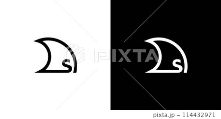 The Shark logo design is unique and modern 114432971