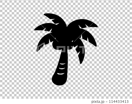 Palm tree icon Vector illustration 114433413