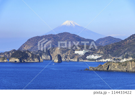 松崎から見た富士山 114433422