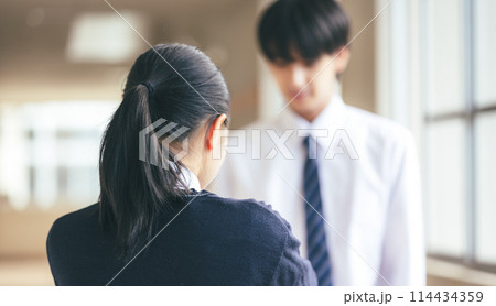 高校生の男女 高校生の男女 114434359
