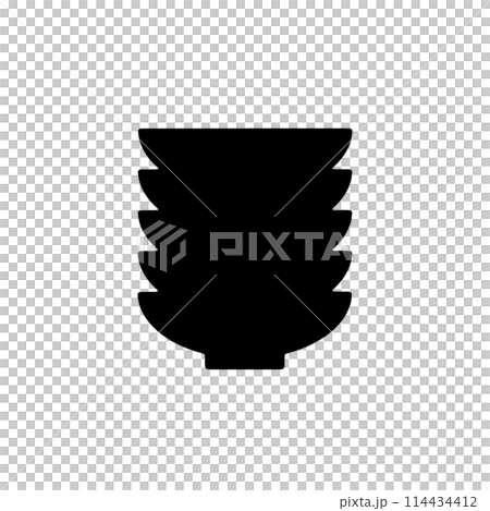 堆疊的盤子圖示說明 堆疊的盤子圖示說明 114434412