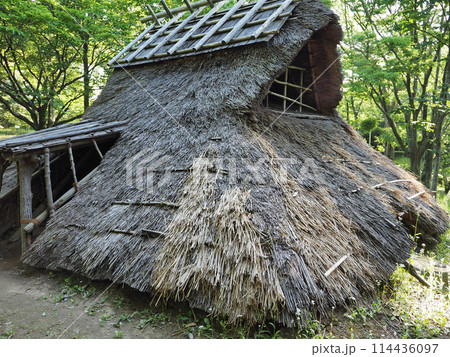 奈良時代の竪穴式住居 114436097