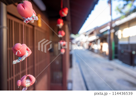 福井県小浜市の歴史的街並みである三丁町を撮影したもの 114436539