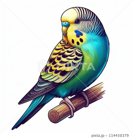 カラフルなインコのイラスト素材 [114438379] - PIXTA