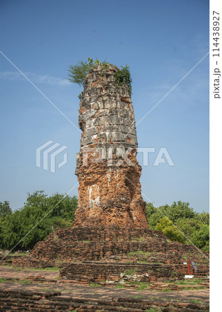 THAILAND AYUTTHAYA WAT LOKAYASUTHARAM THAILAND AYUTTHAYA WAT LOKAYASUTHARAM 114438927