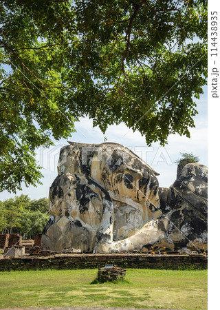 THAILAND AYUTTHAYA WAT LOKAYASUTHARAM THAILAND AYUTTHAYA WAT LOKAYASUTHARAM 114438935