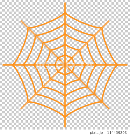 橘色蜘蛛網 114439298