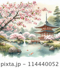 桜舞う春の景色 114440052