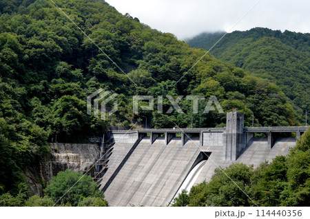 長野県下伊那郡松川町_片桐ダム1_2023年9月 長野県下伊那郡松川町_片桐ダム1_2023年9月 114440356