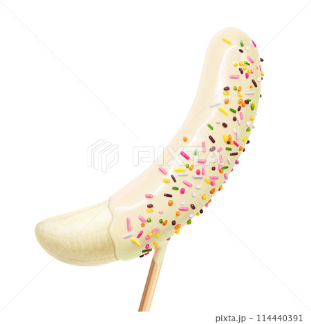 チョコバナナ イラスト リアル 114440391