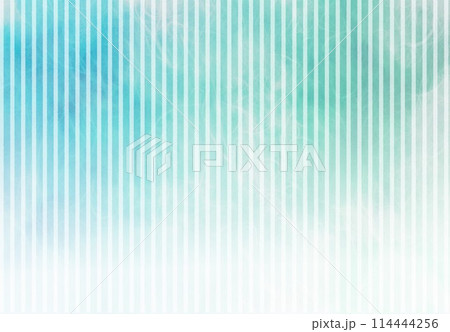 雲竜紙青色ストライプ 114444256