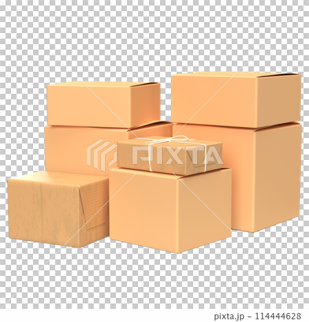 The cardboard box for shipping or cargo concept 3d rendering. The cardboard box for shipping or cargo concept 3d rendering. 114444628