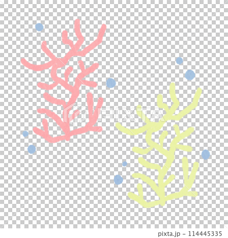 兩顆珊瑚3個（粉紅色x黃色） 114445335