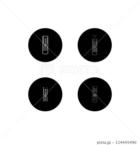 remote control logo remote control logo 114445490