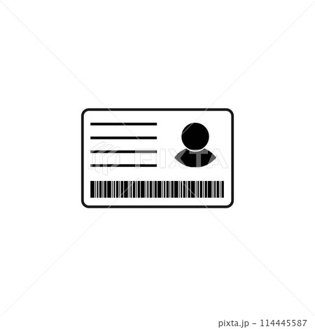 identity card icon 114445587