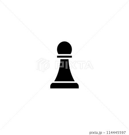 pawn chess icon 114445597