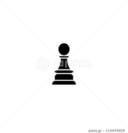 pawn chess icon 114445609