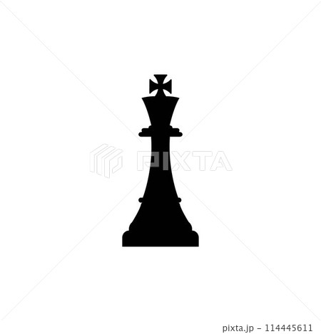 king chess icon king chess icon 114445611
