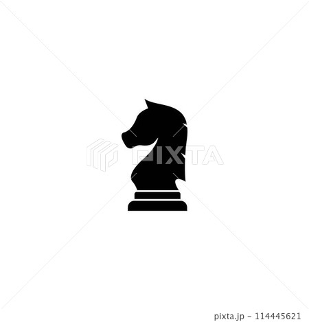 knight chess icon 114445621