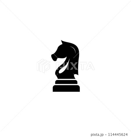 knight chess icon 114445624