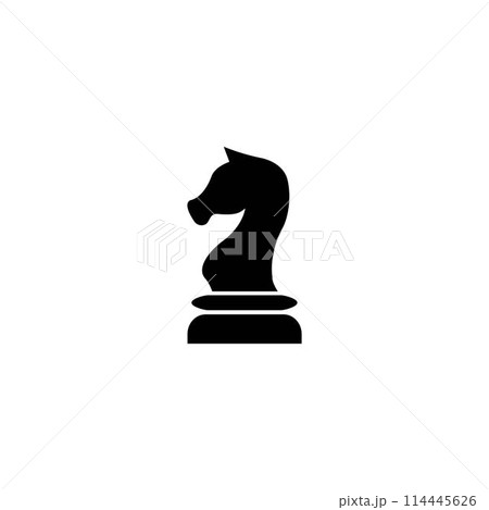 knight chess icon 114445626