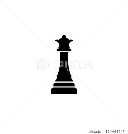 queen chess icon 114445645