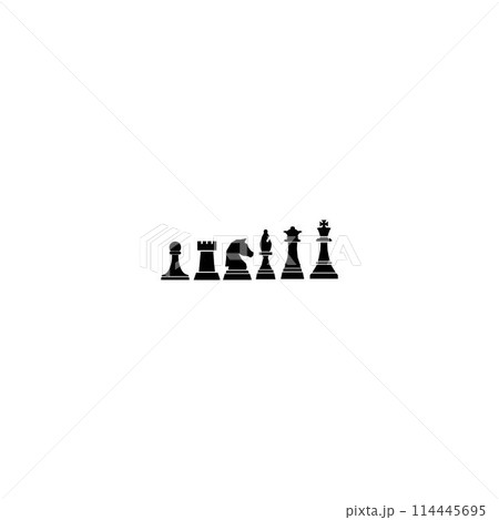 set chess icon set chess icon 114445695