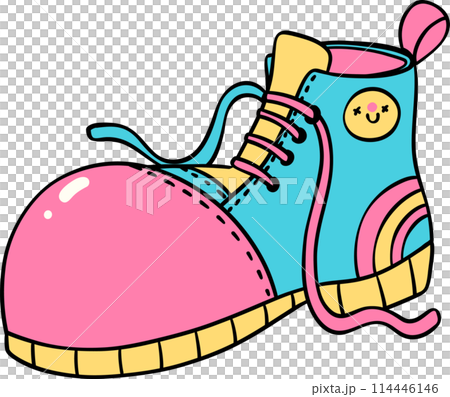 Groovy Clown Shoe clowncore doodle 114446146