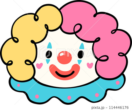 Groovy Clown clowncore doodle 114446176