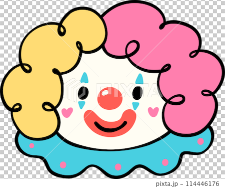 Groovy Clown clowncore doodle 114446176