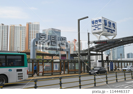 韓国京畿道 東灘(トンタン)駅の風景 韓国京畿道 東灘(トンタン)駅の風景 114446337