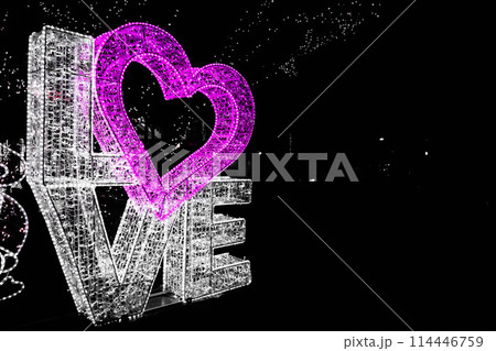 冬のイルミネーション~LOVE~ 冬のイルミネーション~LOVE~ 114446759
