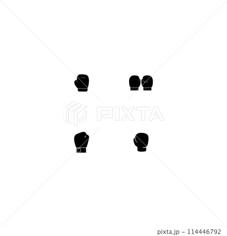 boxing gloves icon boxing gloves icon 114446792