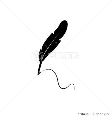 feather pen 114446799