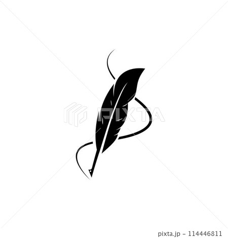 feather pen 114446811