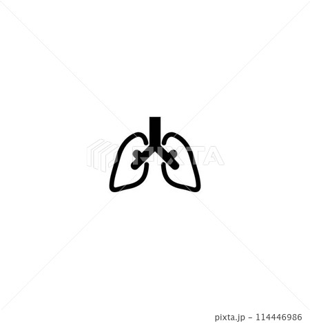 lungs icon lungs icon 114446986