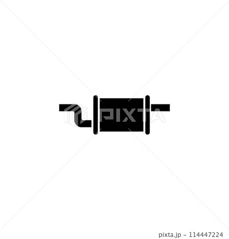 car exhaust icon car exhaust icon 114447224