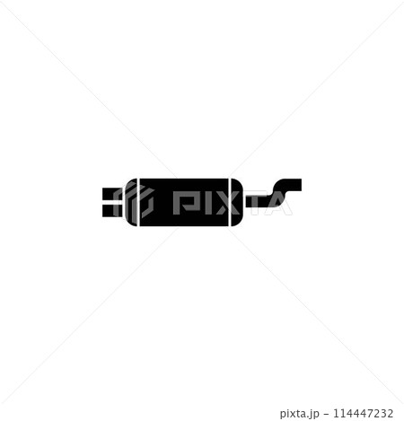 car exhaust icon car exhaust icon 114447232