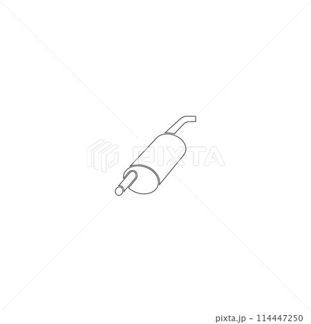 car exhaust icon car exhaust icon 114447250