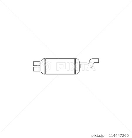 car exhaust icon car exhaust icon 114447260