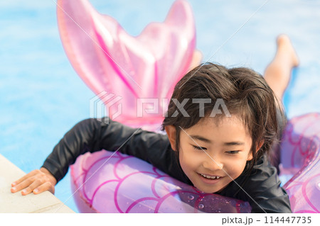 プール スイミング 子供の写真 プール スイミング 子供の写真 114447735