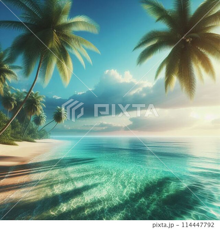 美しい南国の浜辺 114447792
